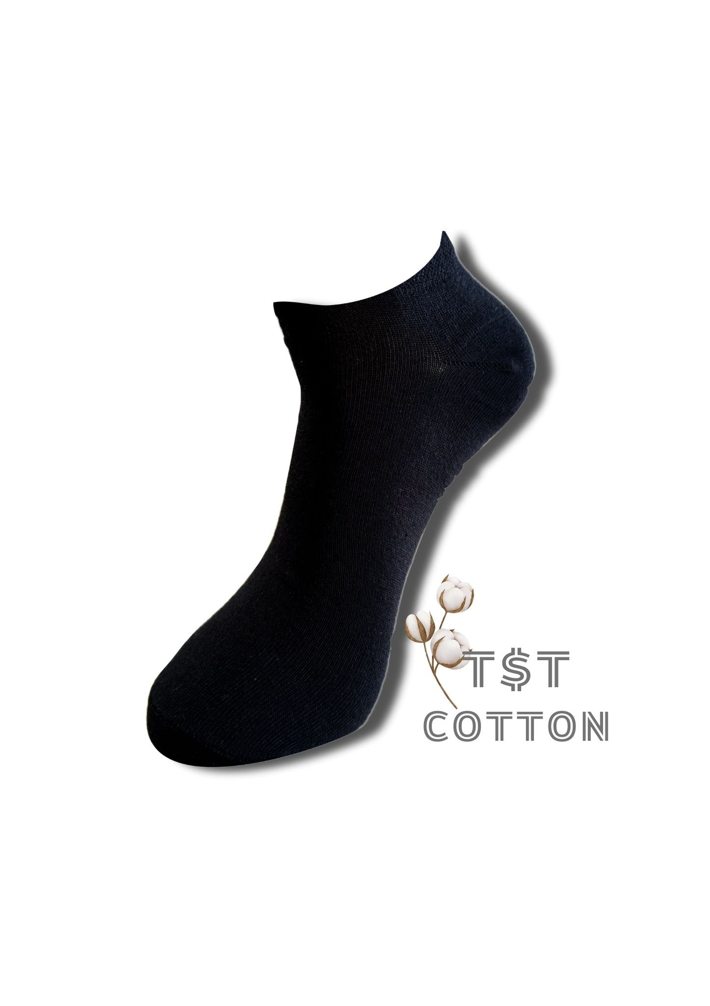 The Mini Black | Luxury Cotton Socks