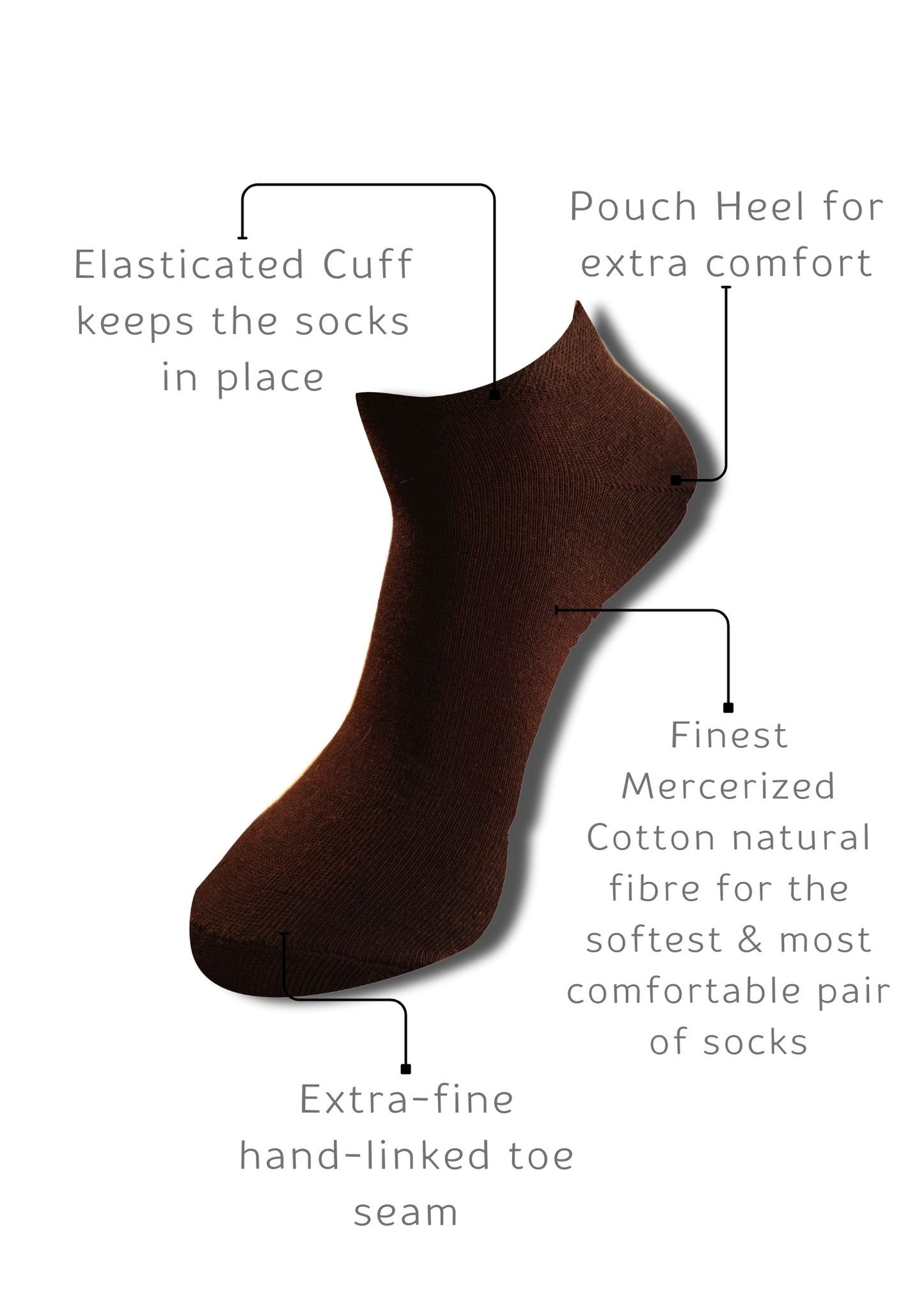 The Brown | Luxury Cotton Socks