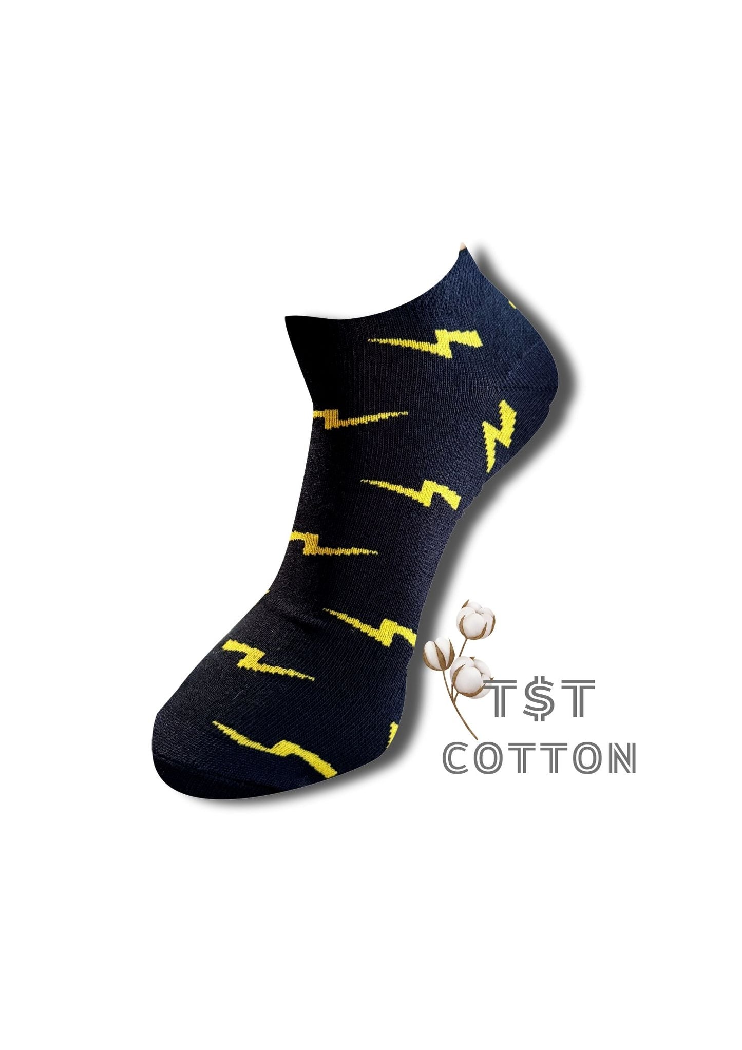 The Mini Lightning Bolt | Luxury Cotton Socks