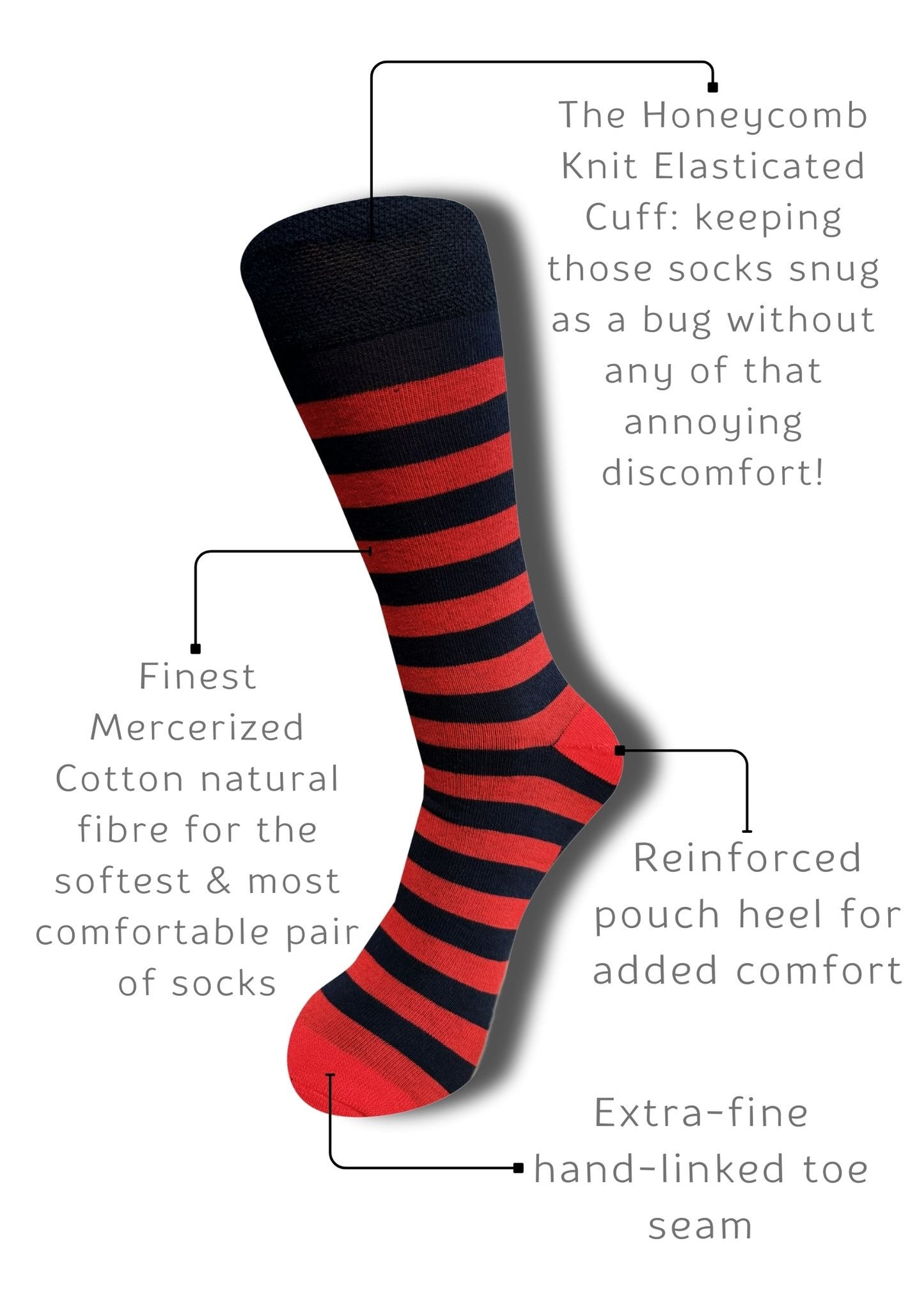 The Stripe | Luxury Cotton Socks
